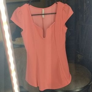 Peach Blouse